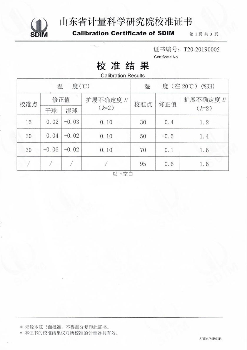 河北華檢計量檢測有限公司-通風(fēng)干濕表案例